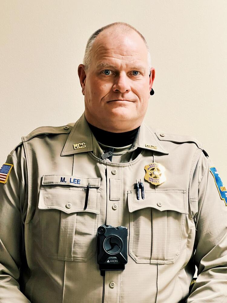 Mark Lee photographed in MCSO uniform