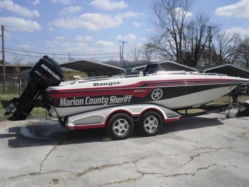 Marion County Sheriff boat.