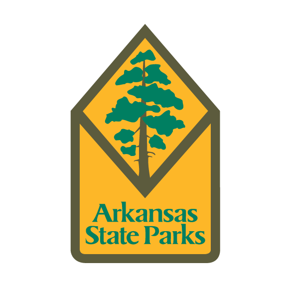Arkansas State Parks logo.