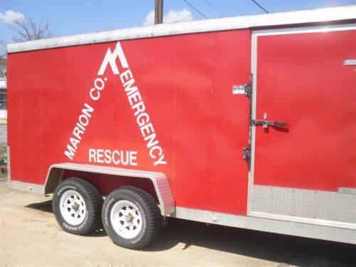 Marion Count Emergency Rescue trailer.